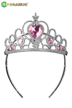 CORONA PRINCIPESSA ARGENTO/ROSA